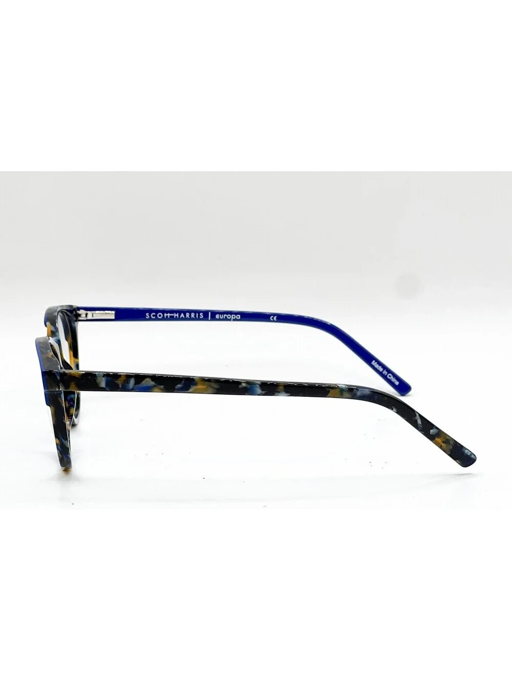 Scott Harris Sh-560 C1 Blue Marble Authentic Eyeglasses 50-18-138